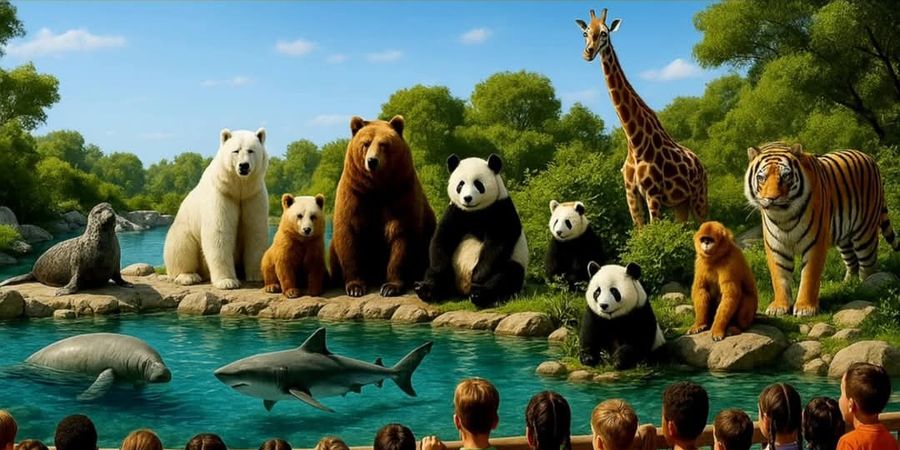 image - Visites guidées et nourrissages - le tour du monde du royaume des animaux