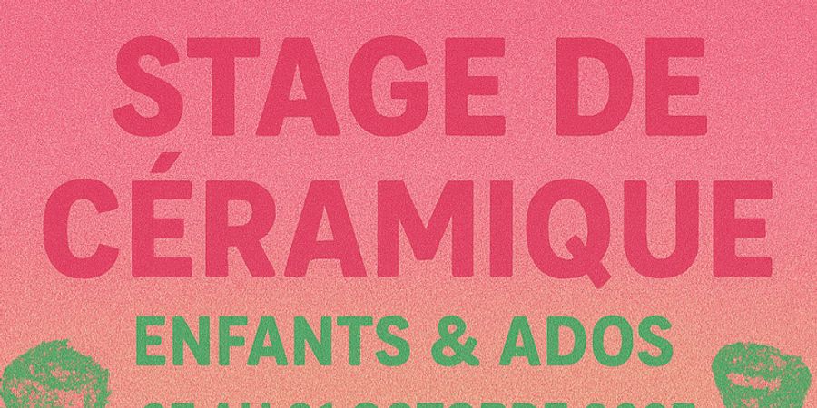 image - Stage céramique enfants / ado
