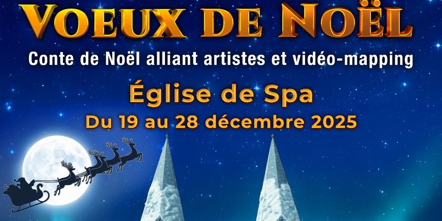 image - Vœux de Noël – Conte monumental dans l’église de Spa
