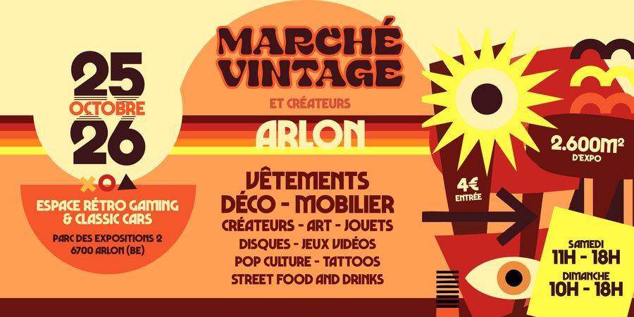 image - Marché Vintage & Créateurs - Édition Automne XL - 25 & 26 Octobre à Arlon !