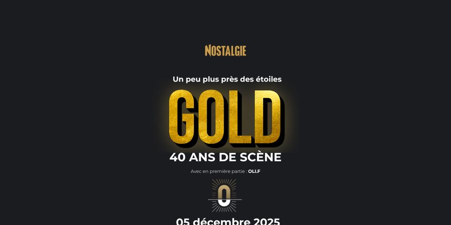 image - GOLD : 40 ans de Scène