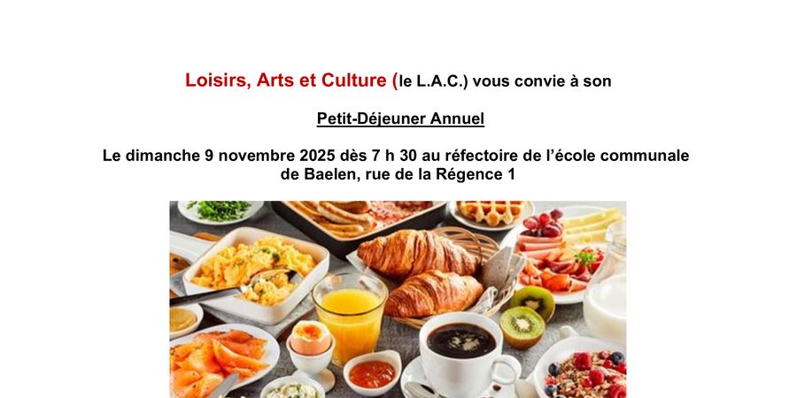 image - Petit Déjeuner annuel du L.A.C.