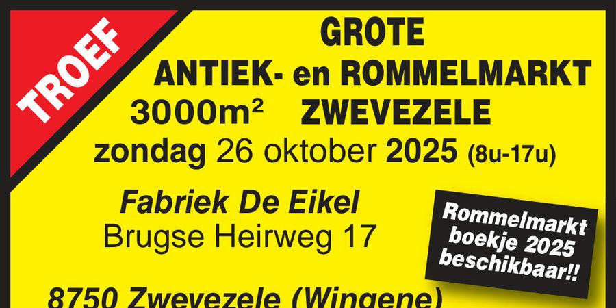 image - Antiek- en Rommelmarkt Zwevezele