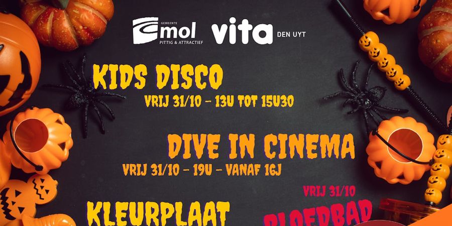 image - Kids disco tijdens Halloween