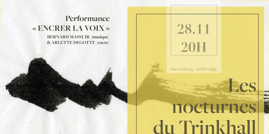 image - Les nocturnes du Trinkhall - Encrer la voix