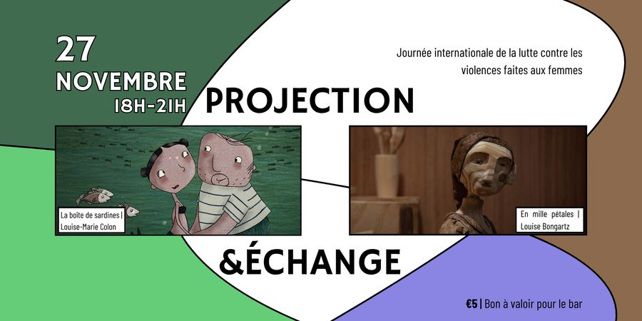 image - Projection de 2 courts-métrages & échange
