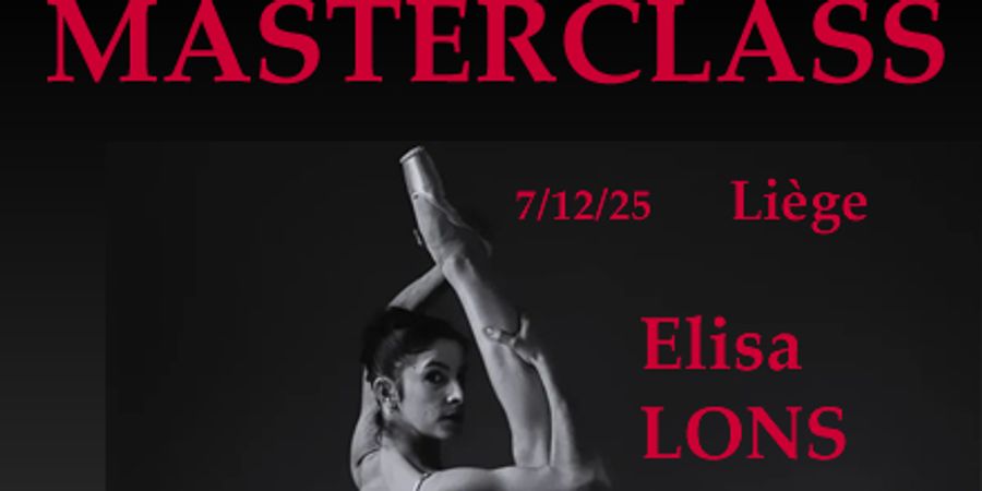 image - Masterclass Elisa LONS Danse classique