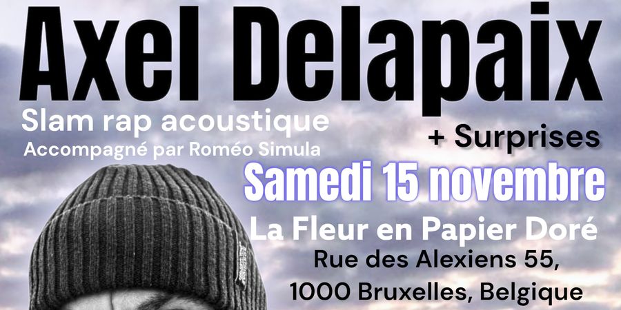 image - Concert Axel Delapaix