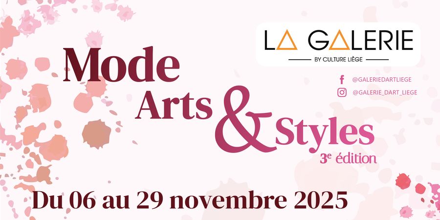 image - Vernissage de l'exposition « Mode Arts & Styles – 3e édition »
