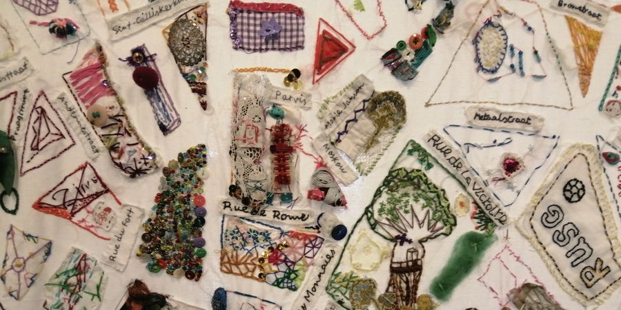 image - Territoires brodés - Escale à la Bibliothèque