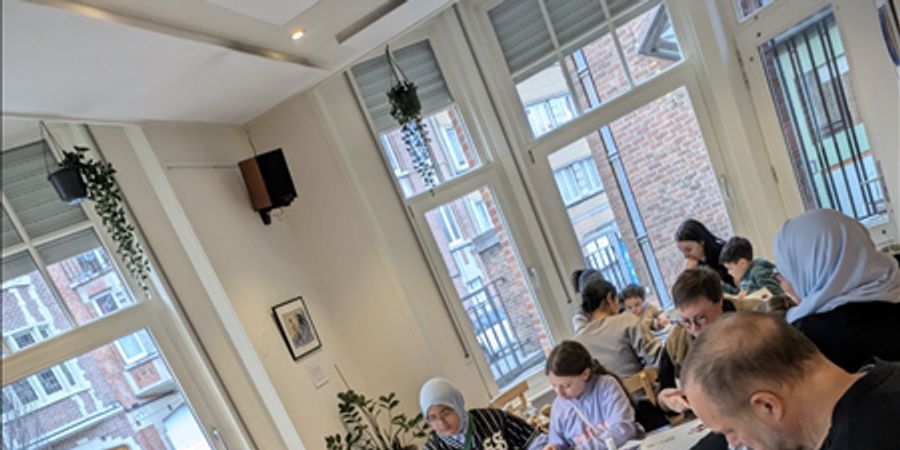 image - Workshop collage met Palettes of Palestine