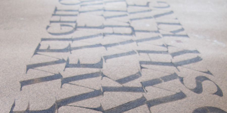 image - Stage Stage de calligraphie : Lieve Cornil – La quadrata déformée