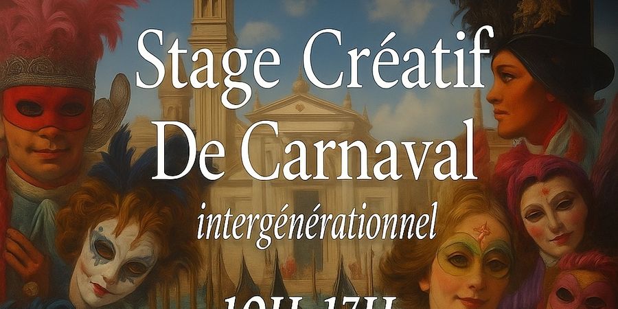 image - Ateliers créatifs : Stage créatif - Spécial Carnaval