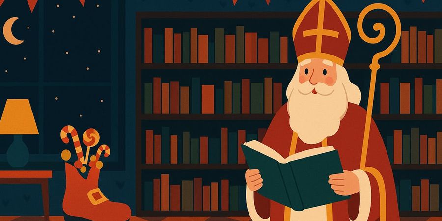 image - Hoort wie klopt daar aan... De goede lieve Sint!