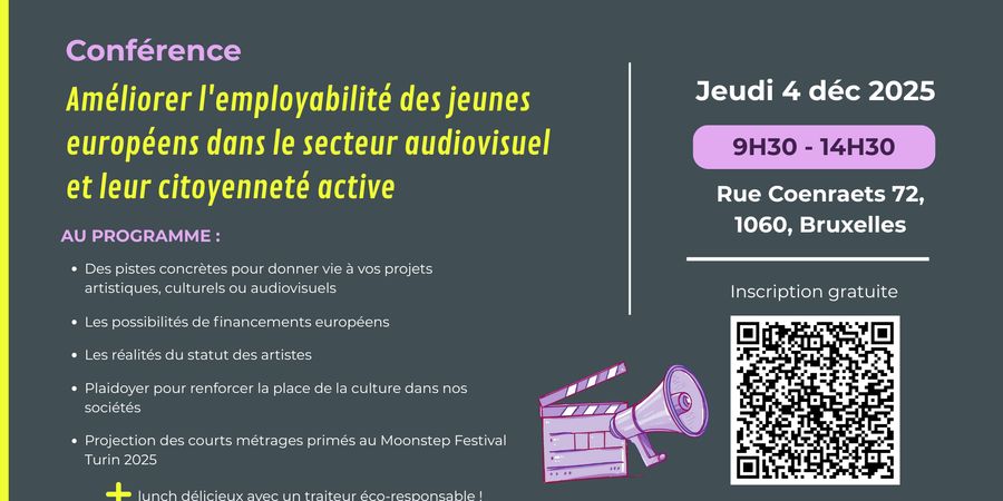 image - Améliorer l'employabilité des jeunes européens dans le secteur audiovisuel 