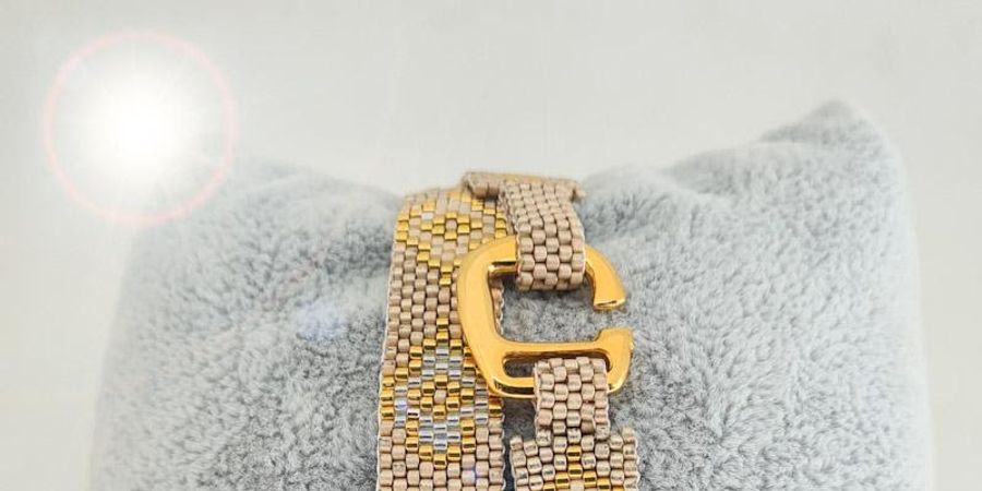 image - Création de bijoux en perles japonaises - Bracelet Delica en peyotte