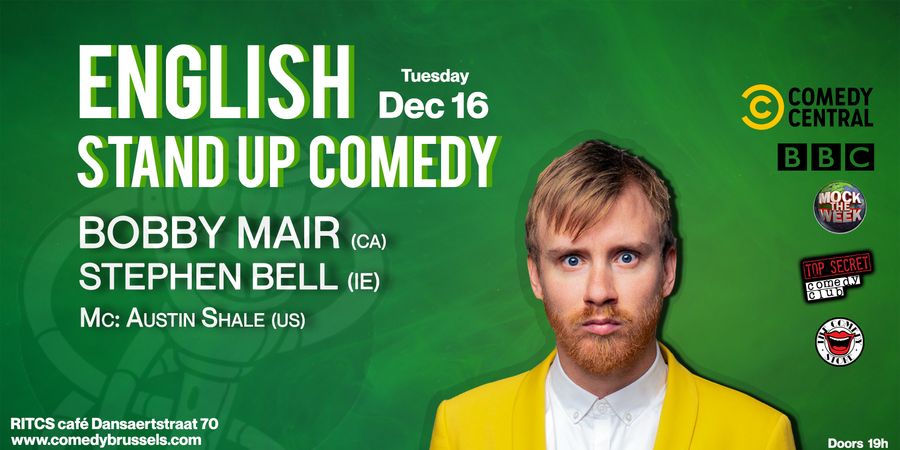 image - English Comedy at RITCS cafe Bobby Mair & Stephen Bell