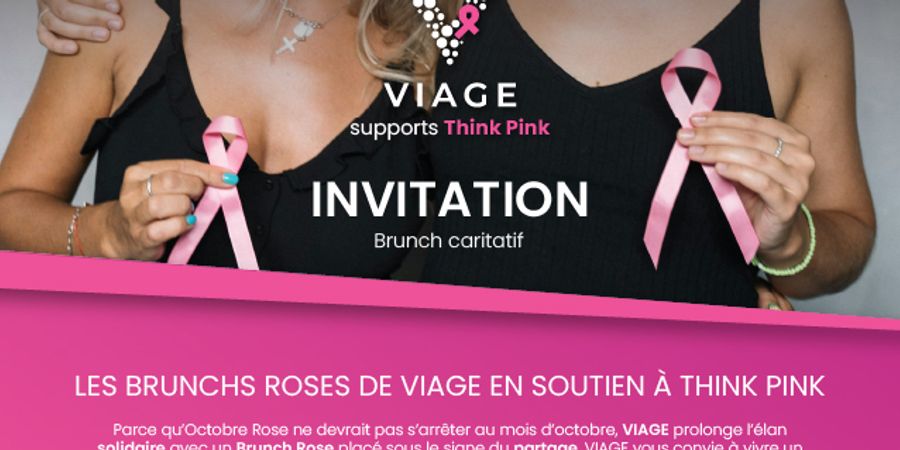 image - Brunch Rose au VIAGE au profit de Think Pink
