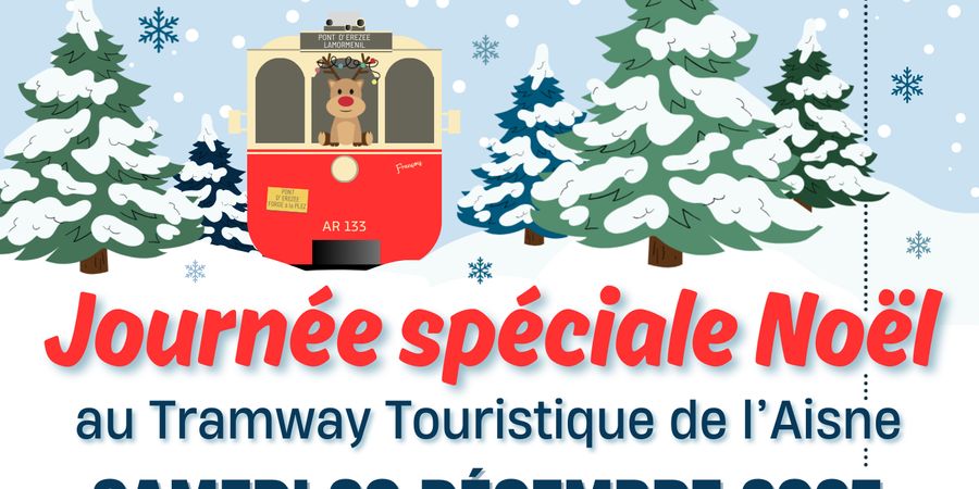 image - De tram van de Kerstman