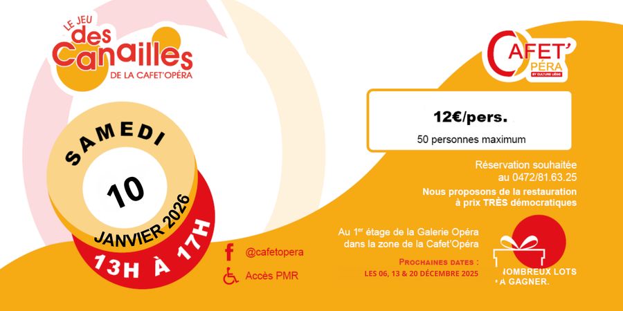 image - Le jeu des canailles de la Cafet' Opera