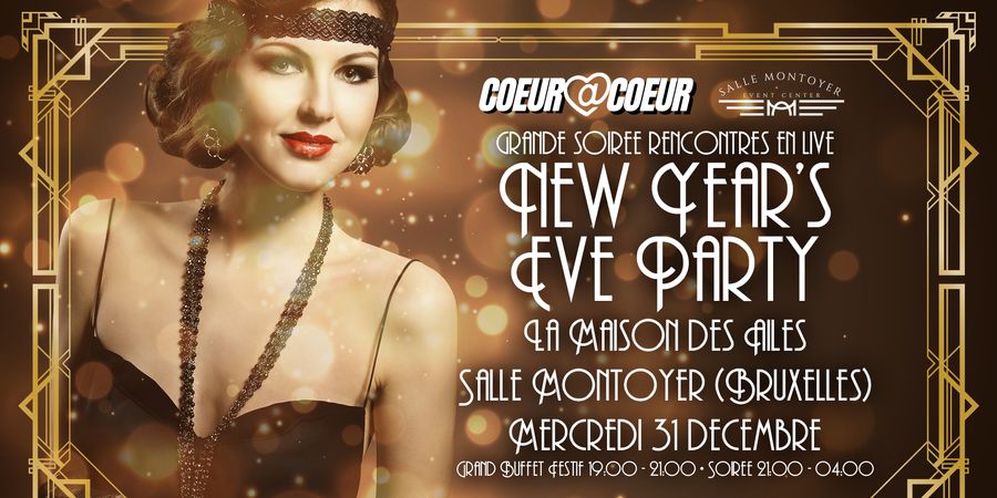 image - New Year Party 31.12 ♔ The Great Gatsby by Coeur A Coeur ♔ Salle Montoyer~ La Maison Des Ailes