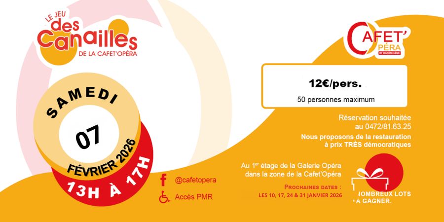 image - Le jeu des canailles de la Cafet' Opera