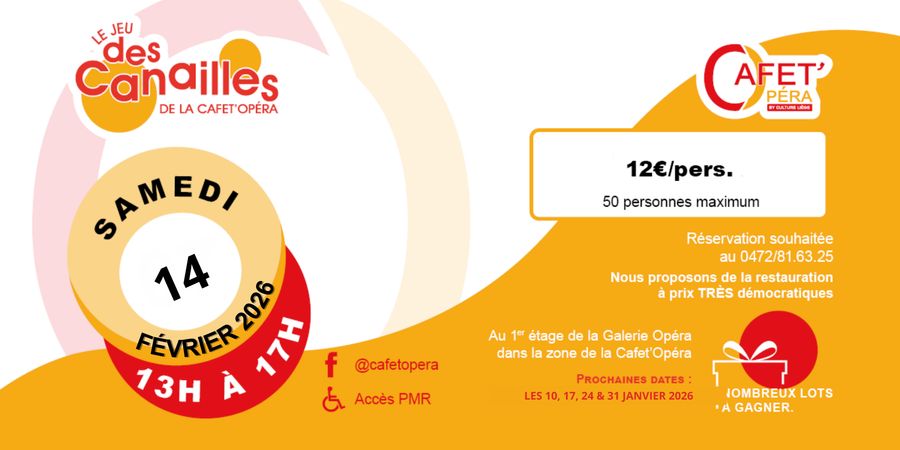 image - Le jeu des canailles de la Cafet' Opera