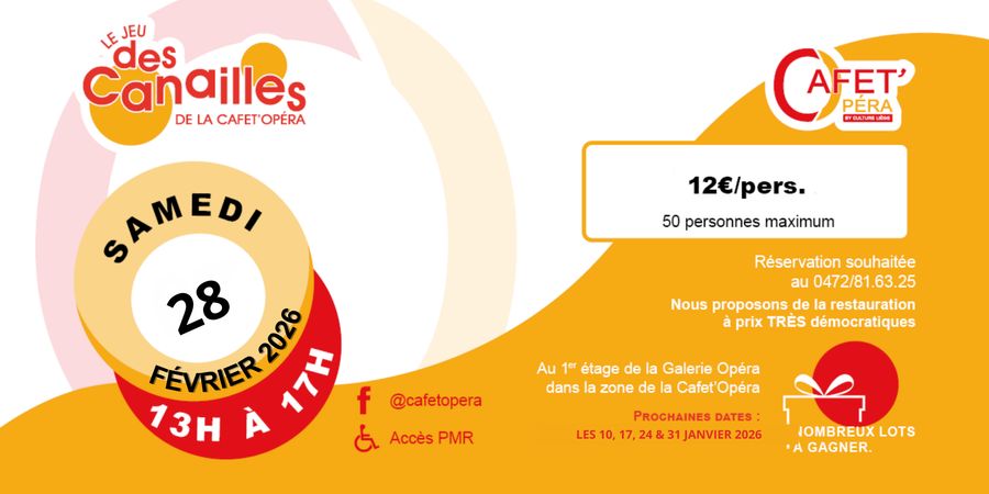 image - Le jeu des canailles de la Cafet' Opera