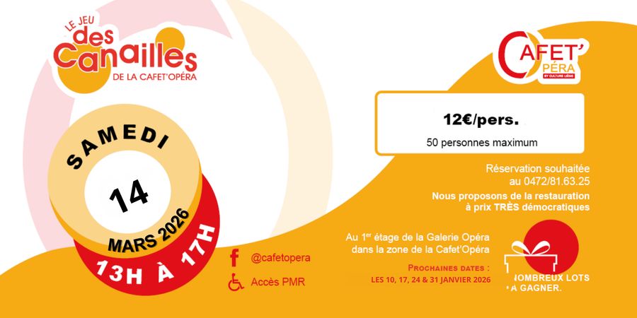 image - Le jeu des canailles de la Cafet' Opera