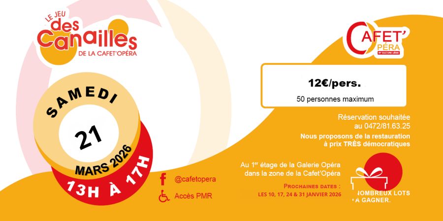 image - Le jeu des canailles de la Cafet' Opera