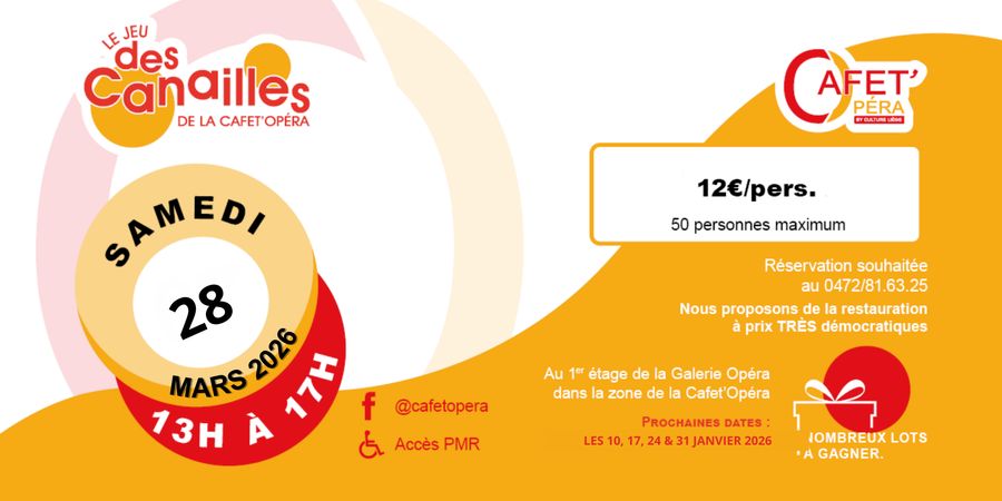 image - Le jeu des canailles de la Cafet' Opera