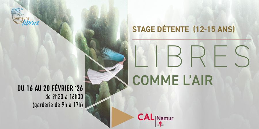 image - Stage de détente (12-15 ans) : Libres comme l'air