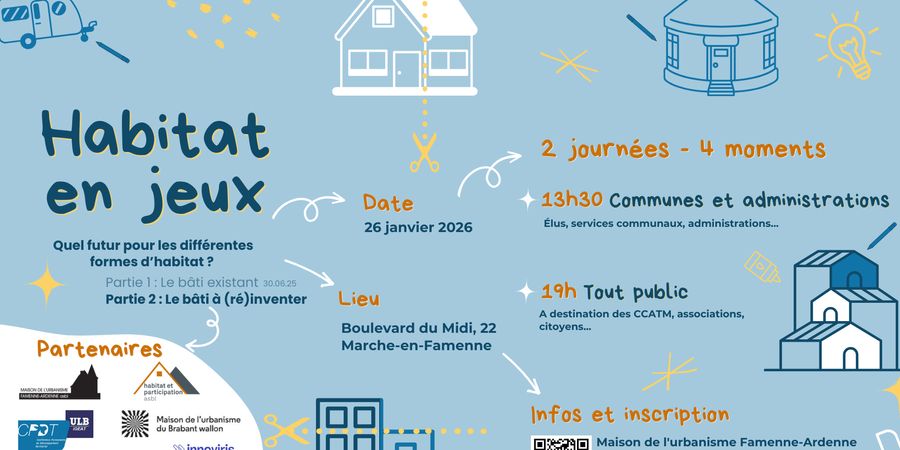 image - Conférence: Habitat en jeux, le bâti à réinventer.