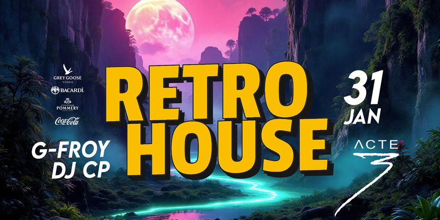 image - RETRO HOUSE w/ G-FROY + DJ CP