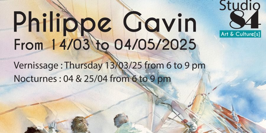 image - Exposition Philippe Gavin, le peintre régatier 