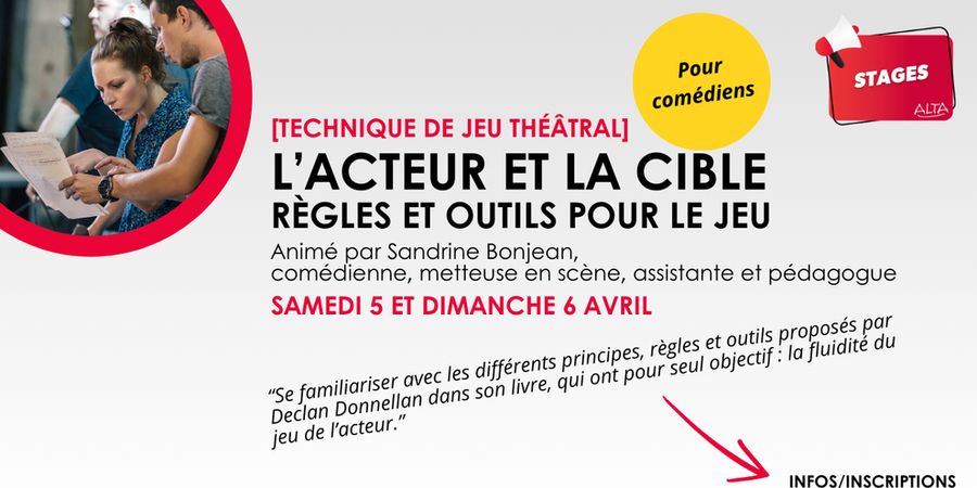 image - Stage / L'acteur et la cible