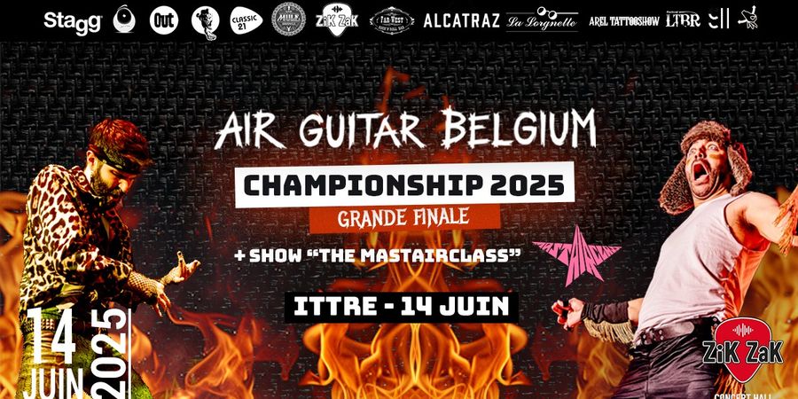 image - Air Guitar Belgium - Grote Finale