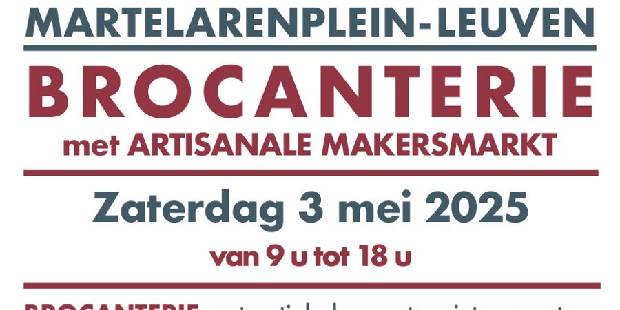 image - BROCANTERIE & ARTISANALE MAKERSMARKT