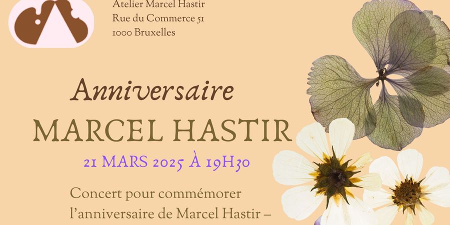 image - Herdenking van de verjaardag van Marcel Hastir - Hoger Muziekconservatorium uit Murcia