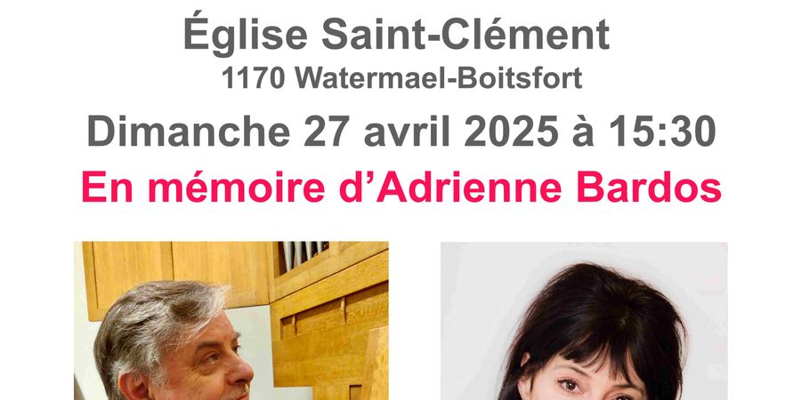 image - Chant et orgue - En mémoire d'Adrienne Bardos