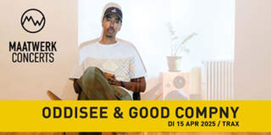 image - Maatwerk concert Oddisee & Good Compny