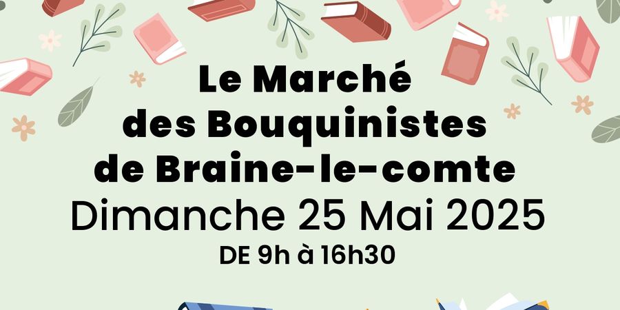 image - Le marché des bouquinistes de Braine-Le-Comte