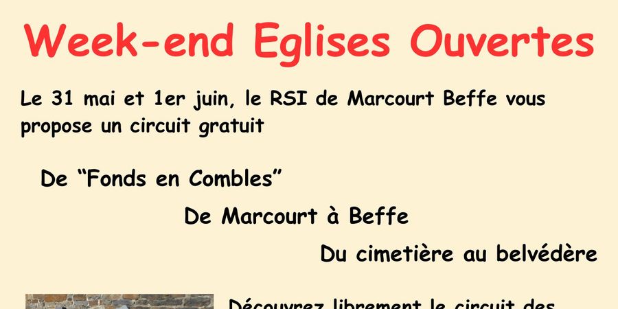 image - De fonds en combles, de Marcourt à Beffe, du cimetière au Belvédère 