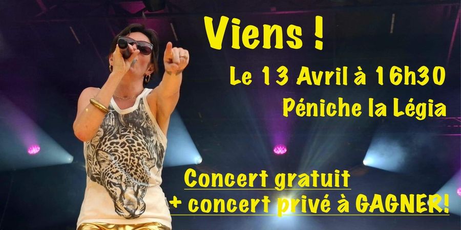 image - Concert gratuit+ concert privé à gagner 