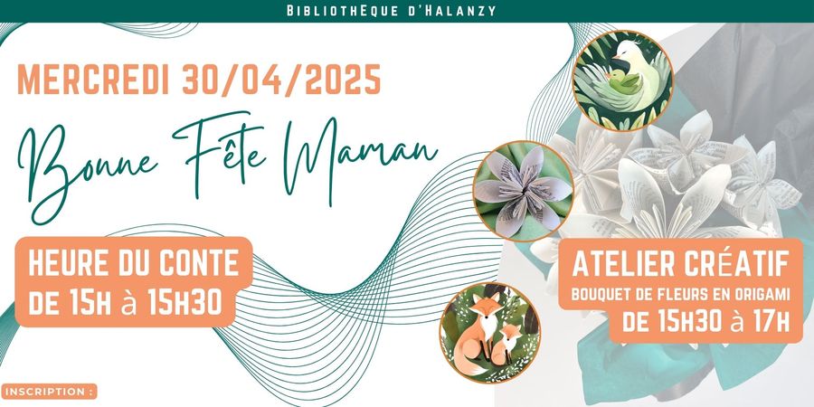 image - Heure du conte et atelier créatif à la bibliothèque d'Halanzy | Bonne Fête Maman