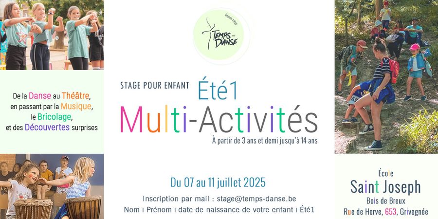 image - Stage été 1 – Multi-Activités