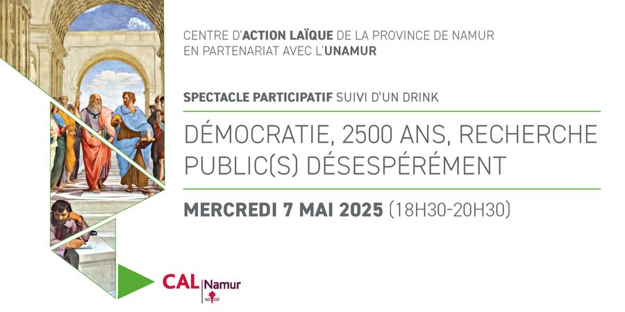 image - Démocratie, 2500 ans, recherche public(s) désespérement