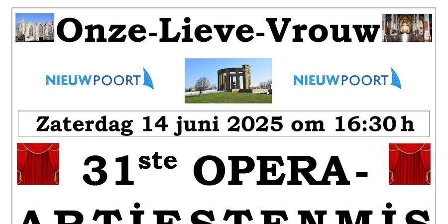 image - 31ste Internationale Opera-Artiestenmis Nieuwpoort-Stad