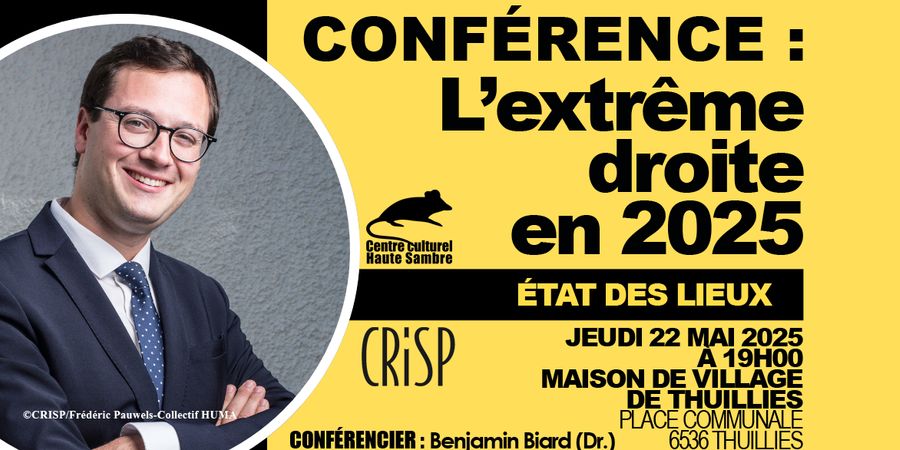 image - Conférence : L’extrême droite en 2025 « État des lieux ».