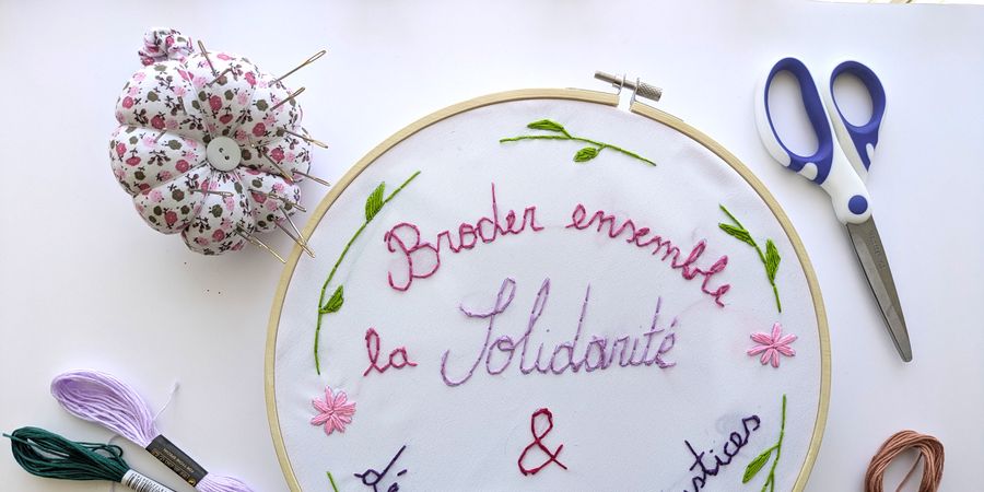 image - Atelier de broderie politique